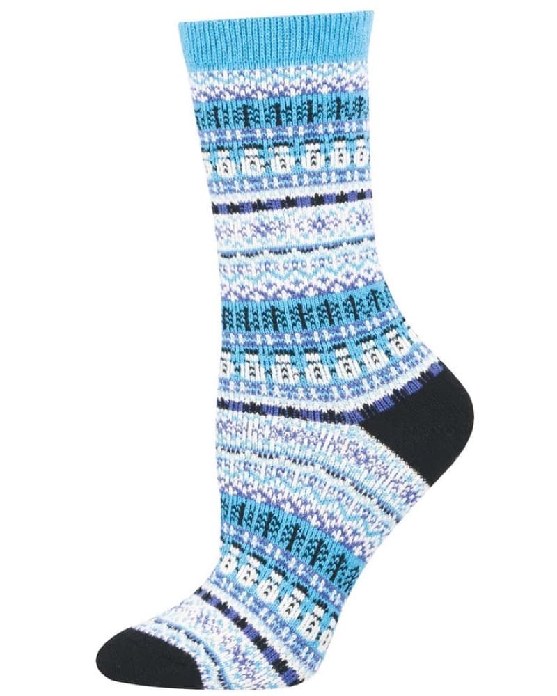 Cozy crew socks for staying in