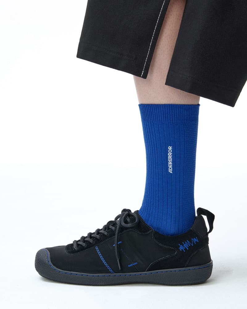 Three textures in one crew sock 2