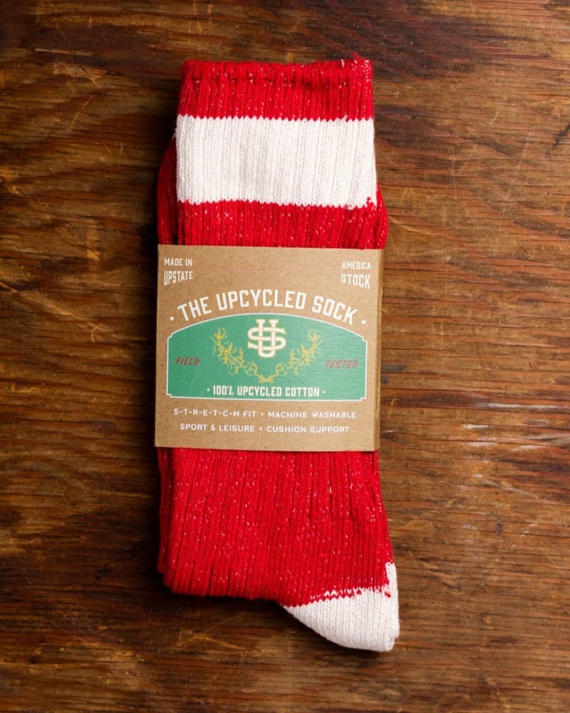 Upcycled cotton socks, made with the environment in mind